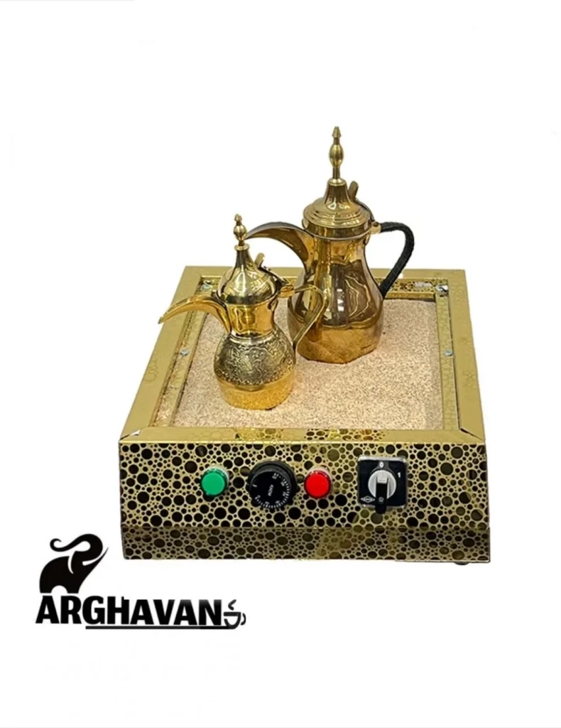 ترک ساز شنی طلایی ساحارا طرحدار 40×40